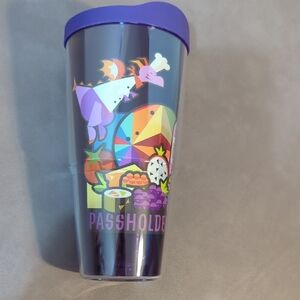 Disney 2021 Epcot Food & Wine Festival Figment Tervis Tumbler With Lid